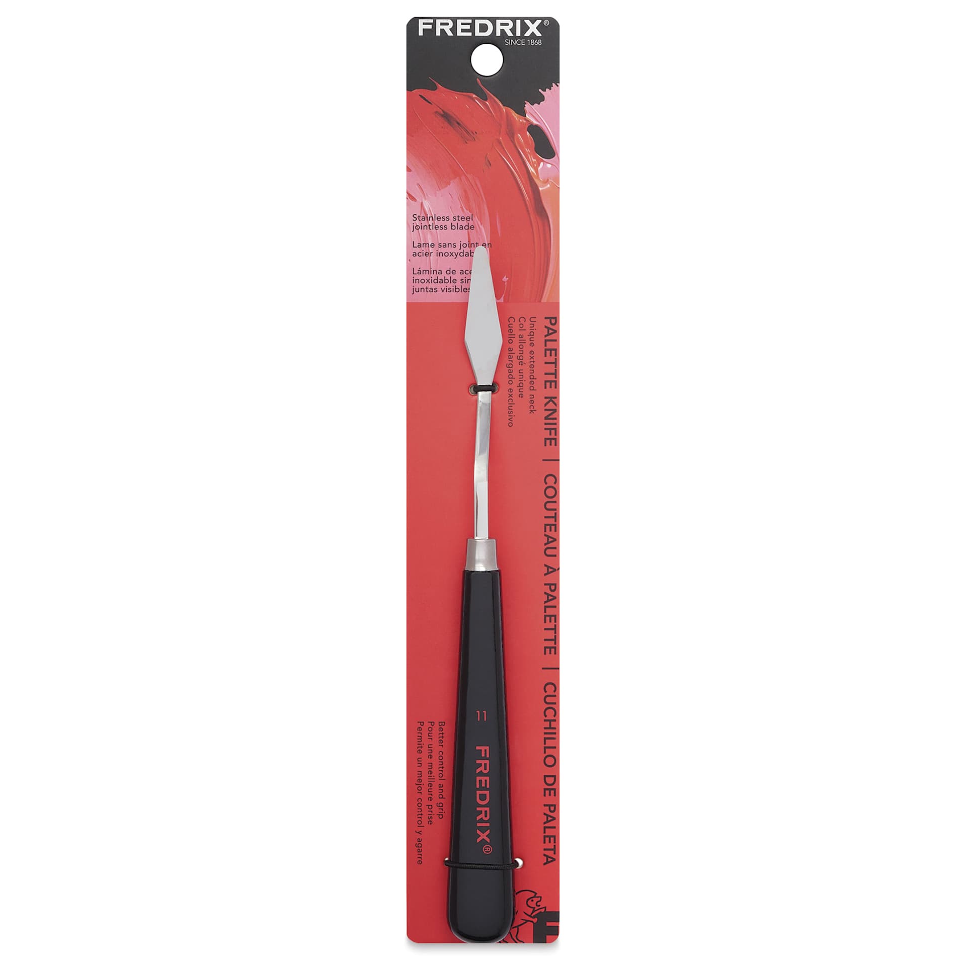 Front of Fredrix Painting Knife - 11 in package