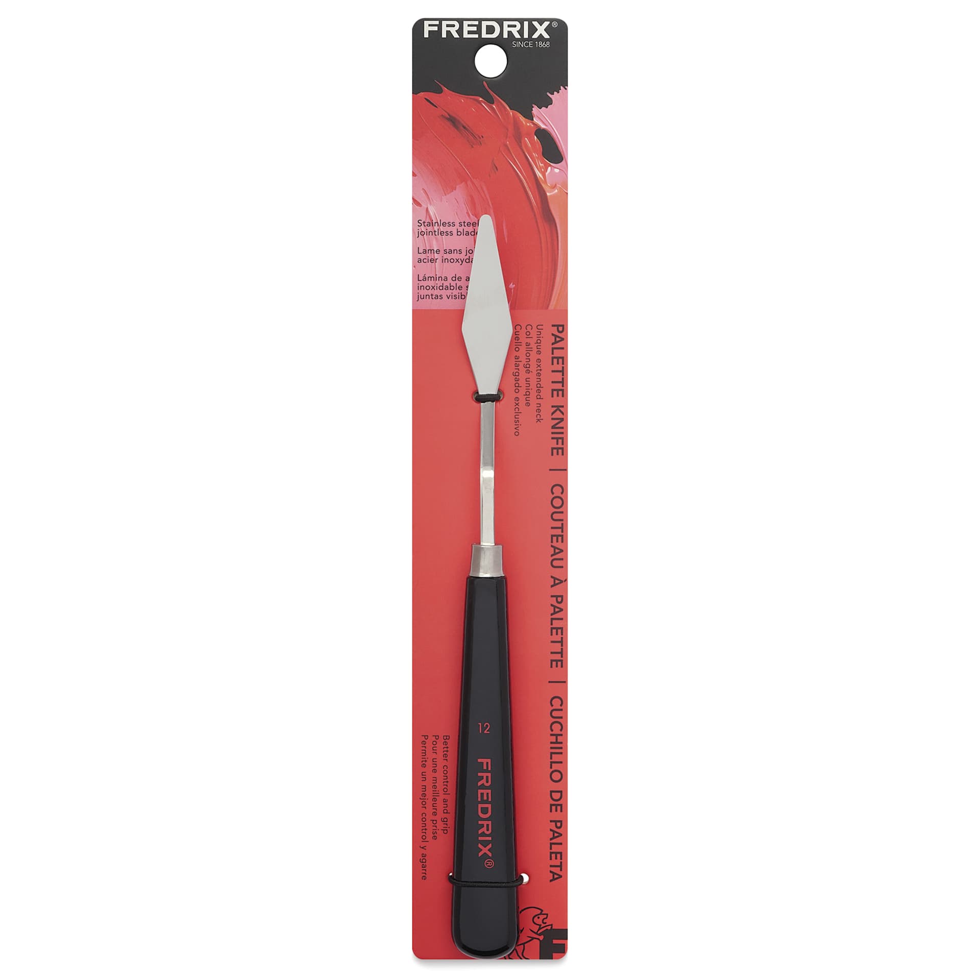 Front of Fredrix Painting Knife - 12 in package