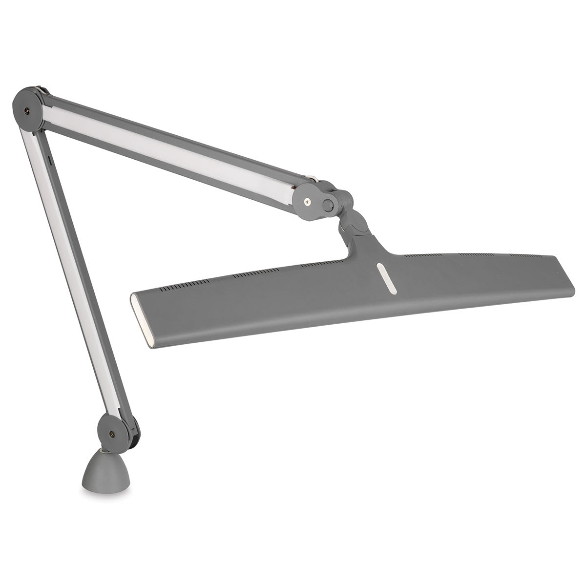 Daylight Luminos LED Lamp - Angled view with lamp pointed down showing back of lamp portion