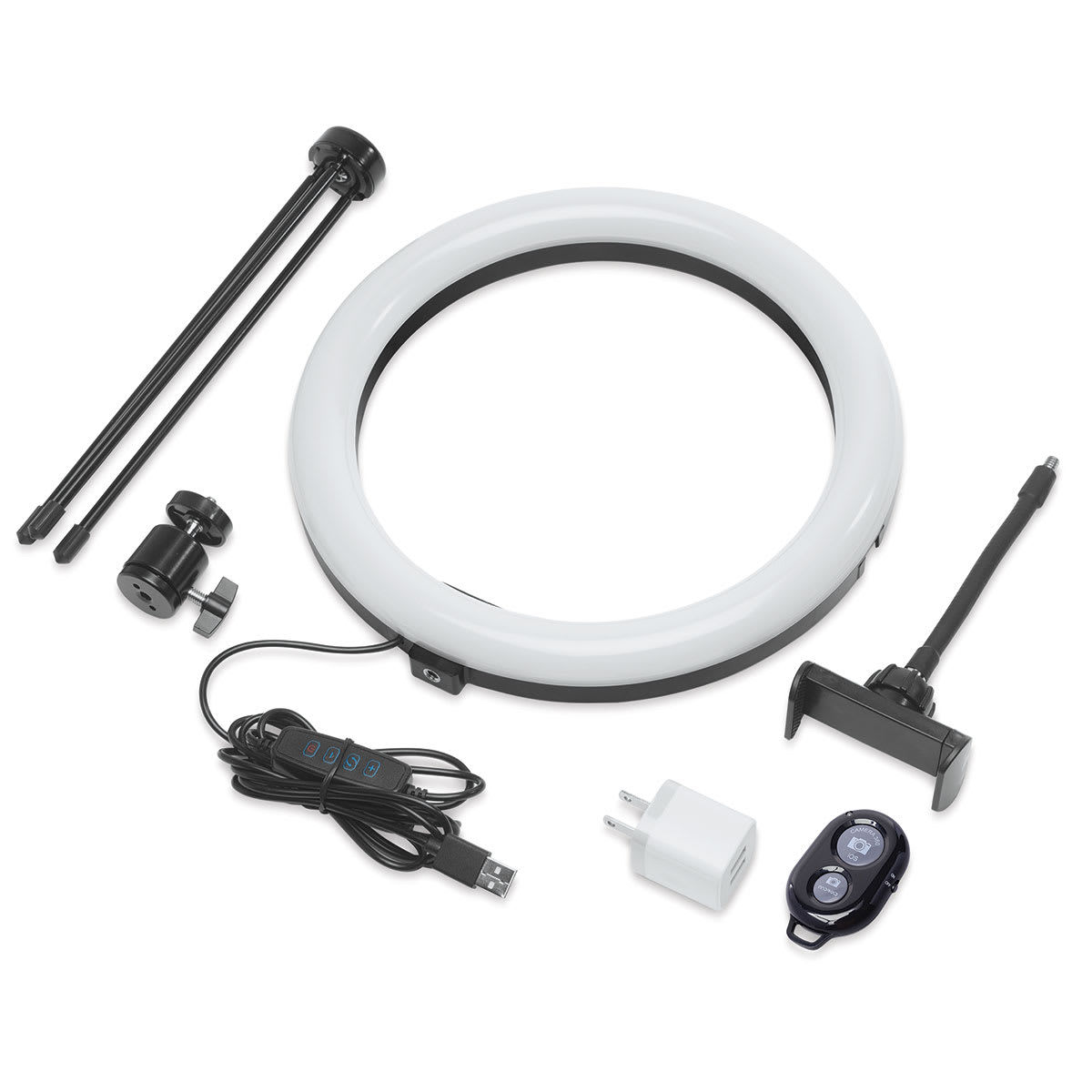 Smith-Victor Studio Podcast System (Ring light kit contents)
