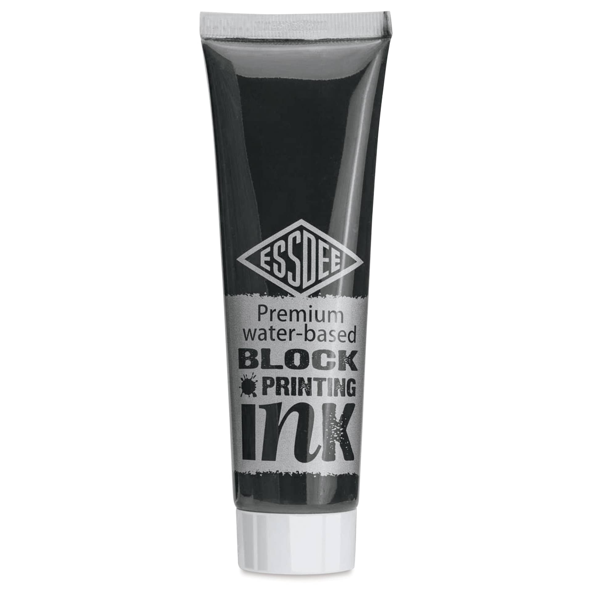 Essdee Premium Water-Based Block Printing Inks - Black, 100 ml Tube