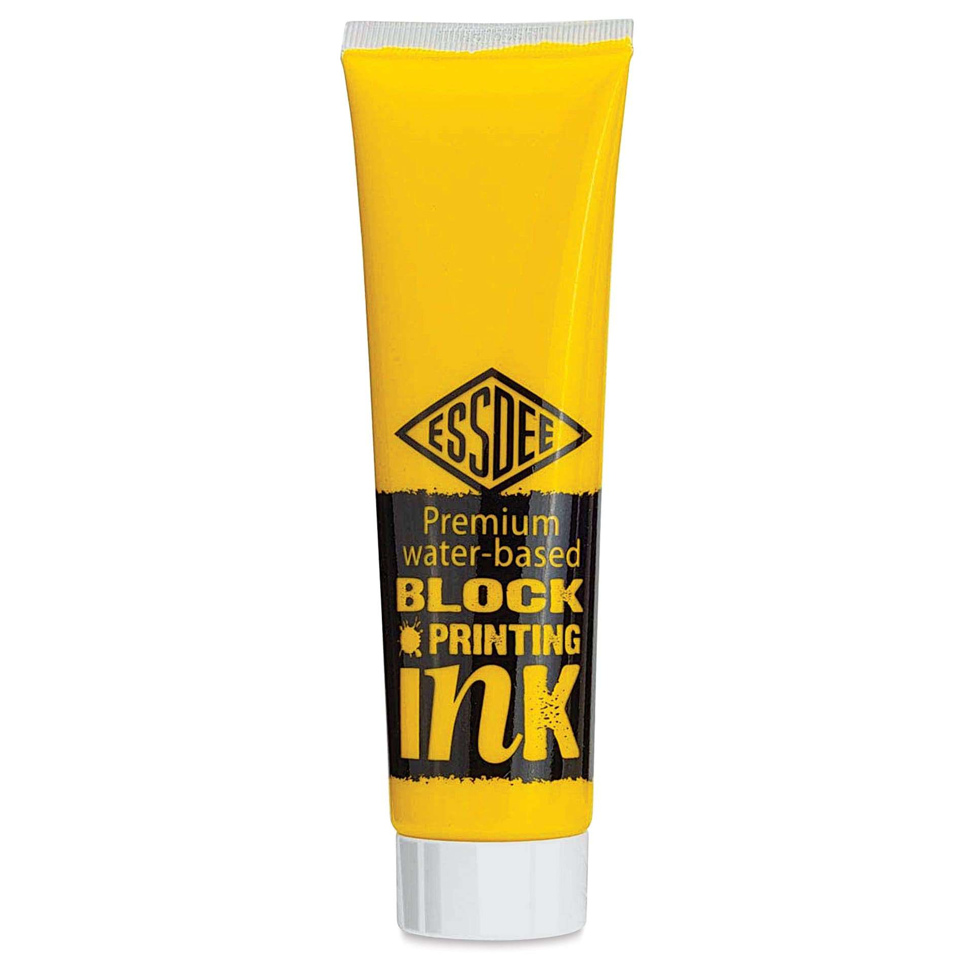 Essdee Premium Water-Based Block Printing Inks - Brilliant Yellow, 100 ml Tube