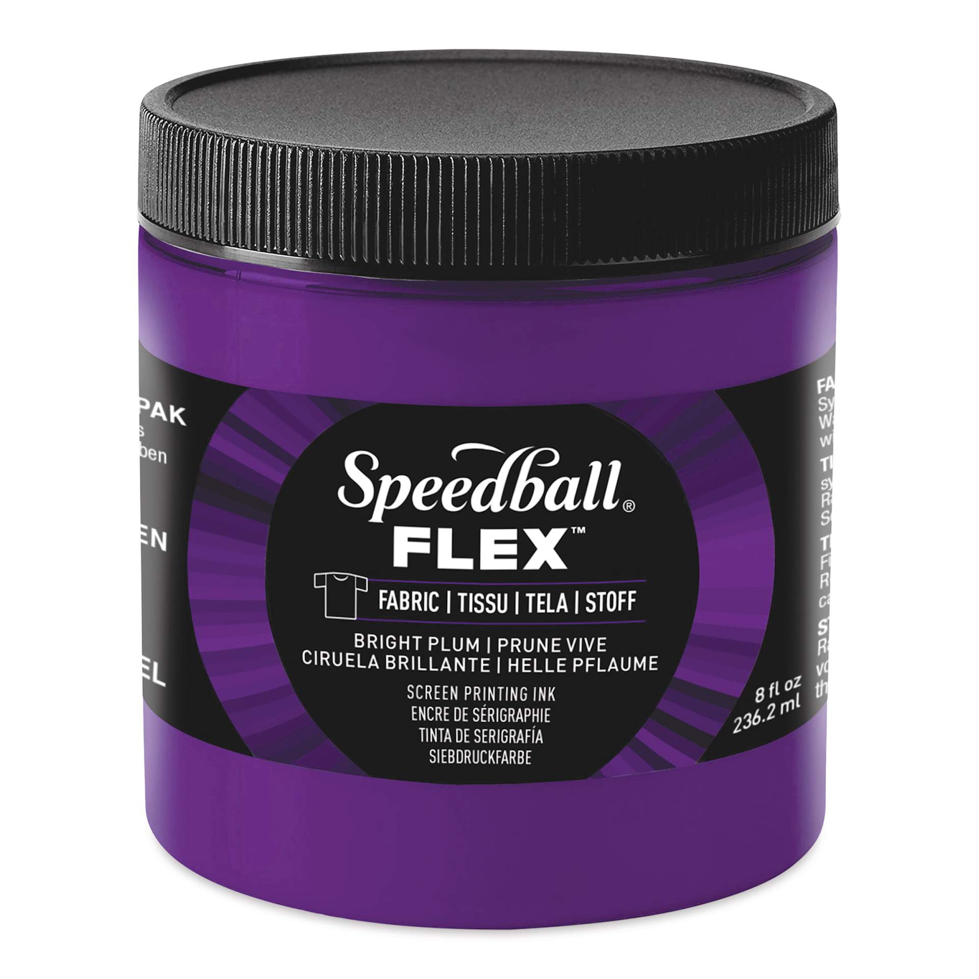 Speedball Flex Screen Printing Fabric Ink - Bright Plum, 8 oz