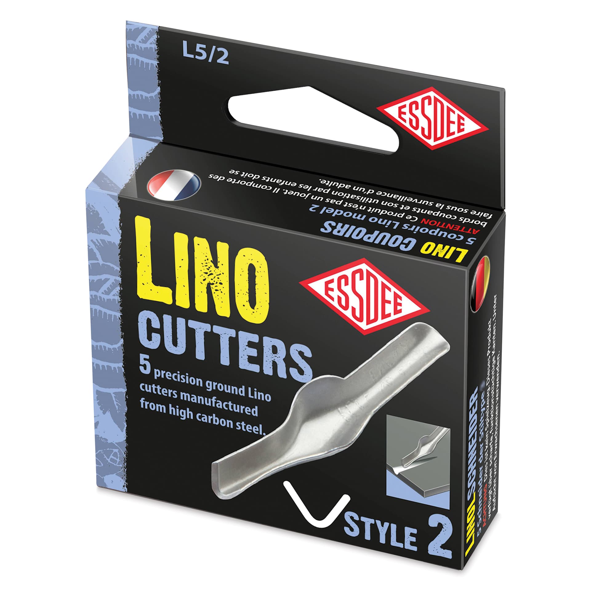 Essdee Lino Cutter Blades - #2, Pkg of 5