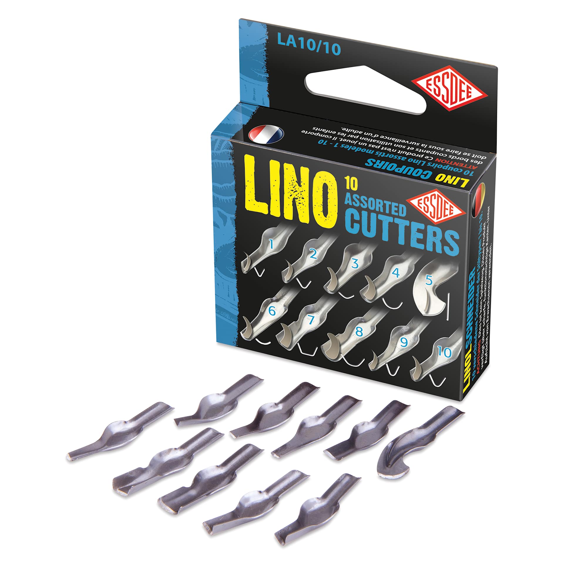 Essdee Lino Cutter Blades - #1 - #10, Pkg of 10