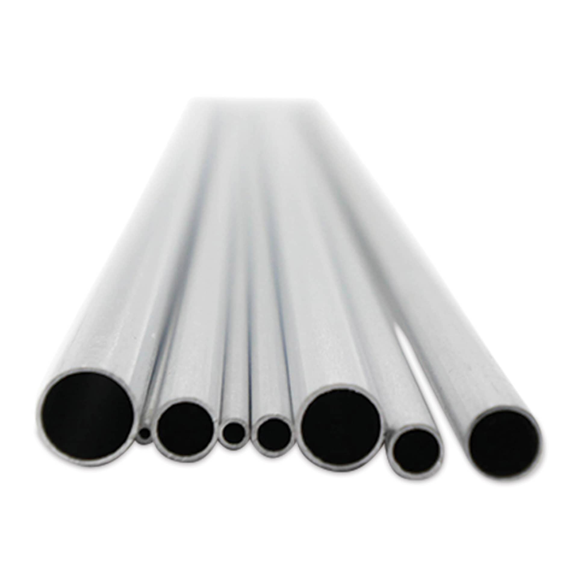 K&S Telescopic Tubing - Aluminum, Telescoping Tubing Assortment, Pkg of 8, 12"