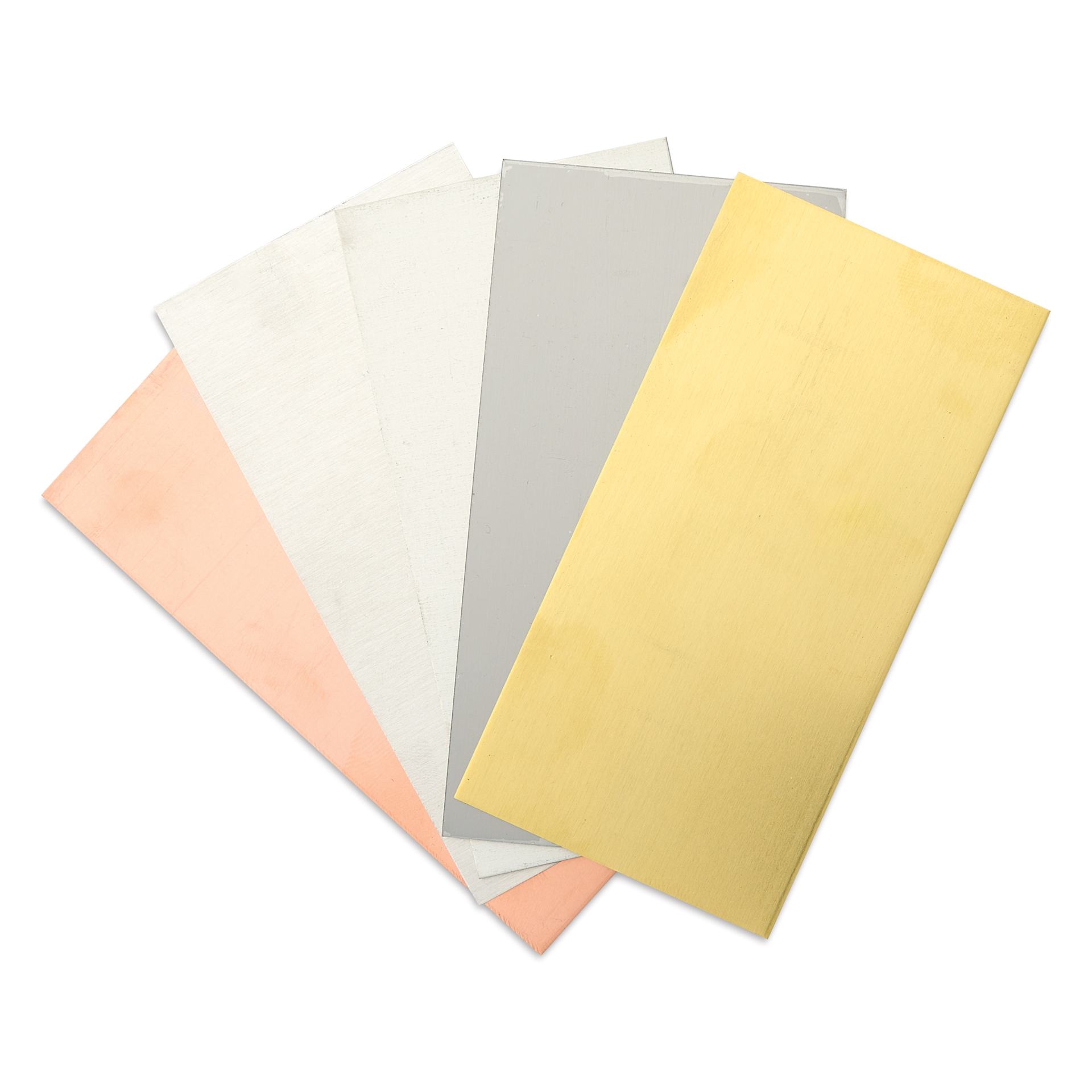 K&S Precision Metals Lab Pack - Pkg of 5, 2" x 4" Sheets
