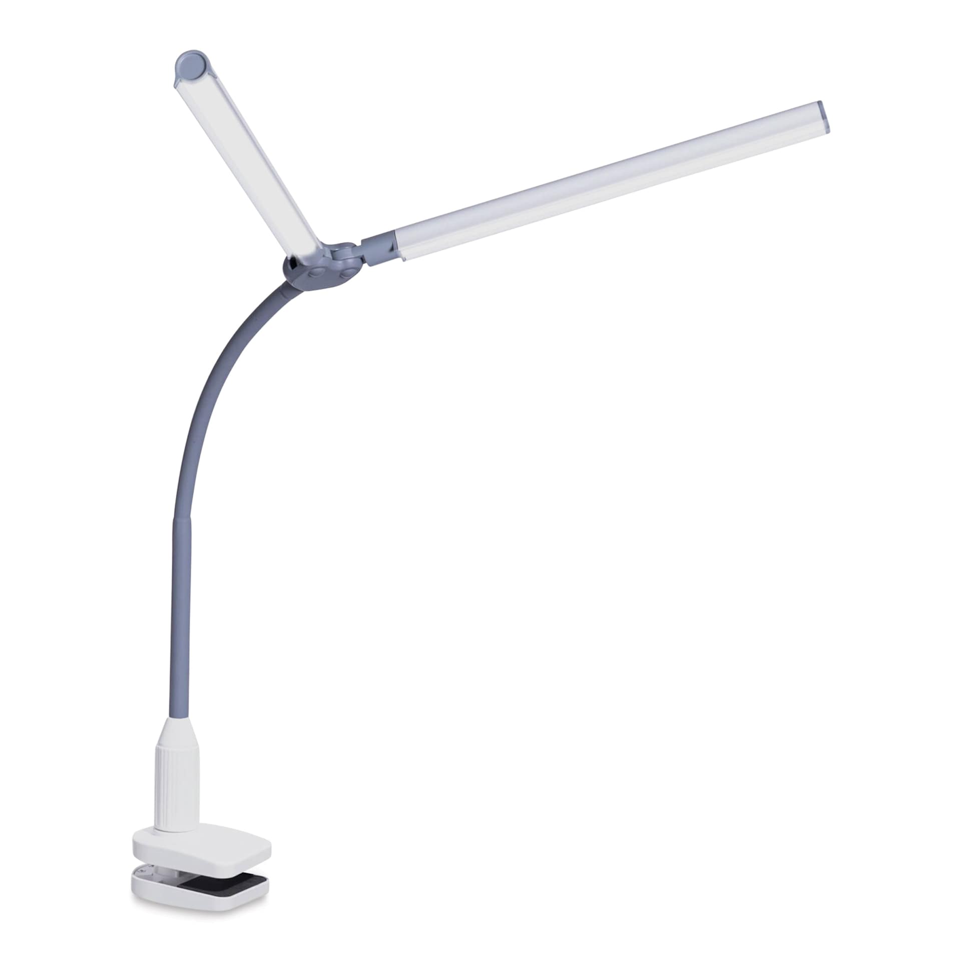 Daylight DuoPro Clamp Lamp - with shades turned out at 45 degree angle