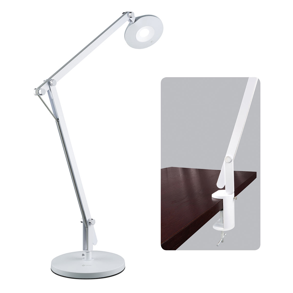 OttLite LED Crane Lamp with Clamp
