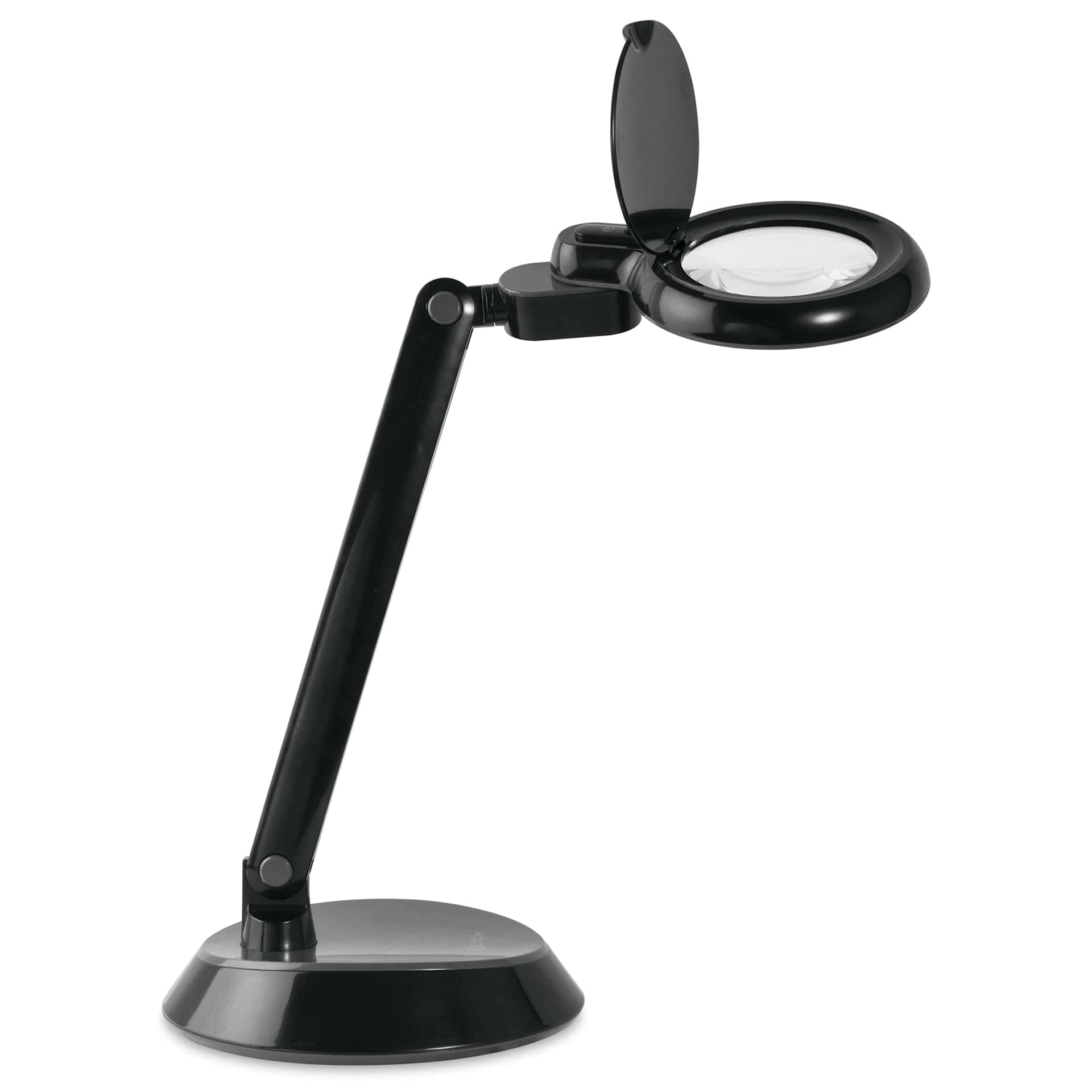 OttLite Space-Saving LED Magnifier Desk Lamp - Black