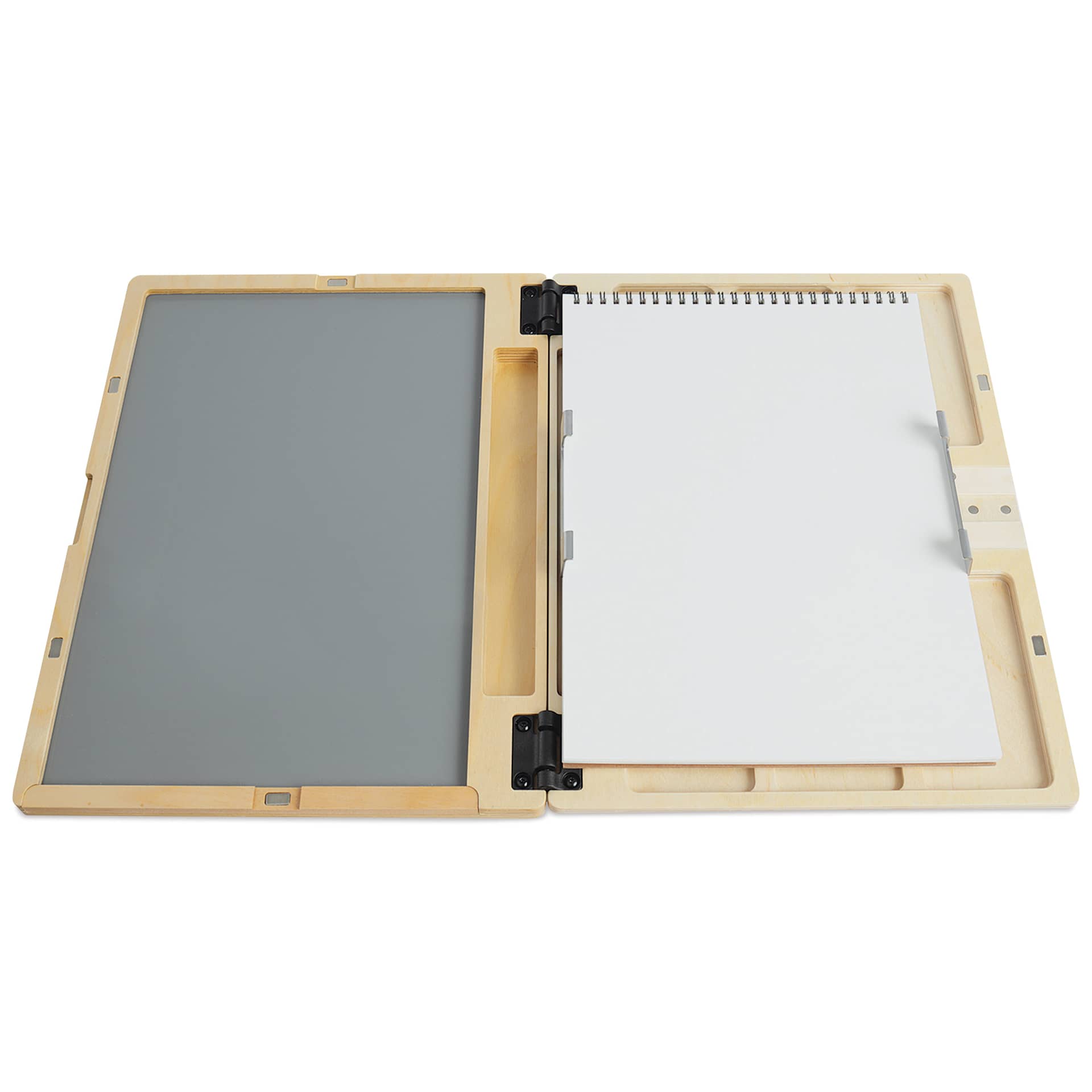 New Wave u.go Plein Air Stretched Canvas Holder, in pochade box laying flat (not included)
