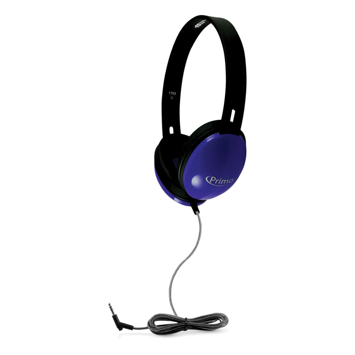 Hamilton Buhl Primo Stereo Headphone shown in Blue with cord