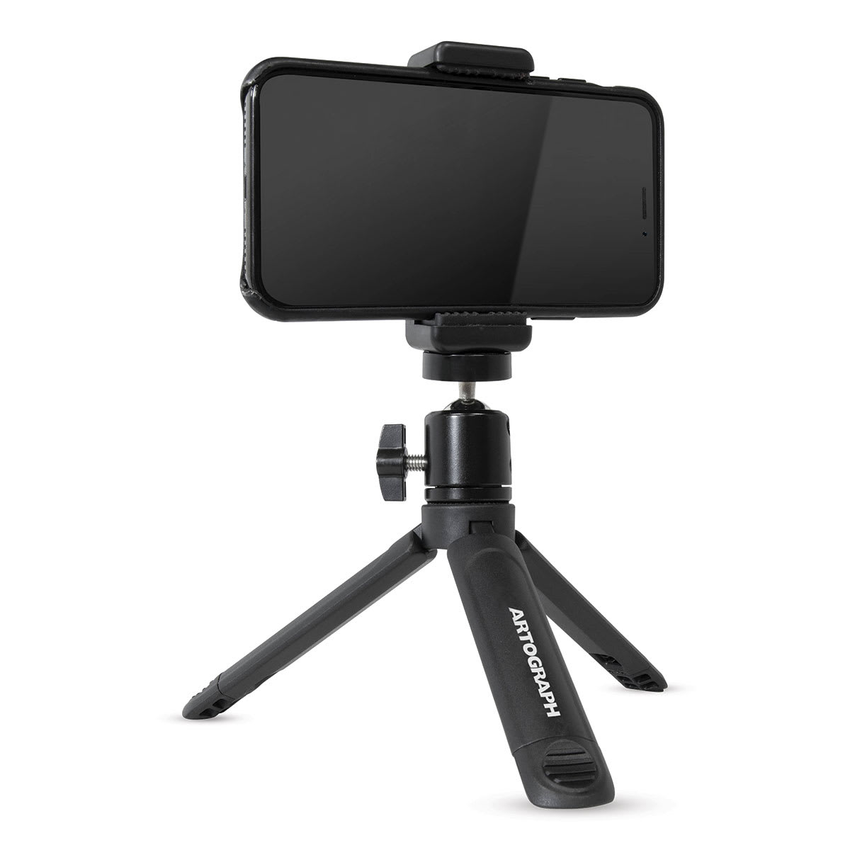 Artograph Mini Tripod Tabletop Stand (Sample phone in phone clamp)