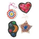 melted crayon clay ornaments