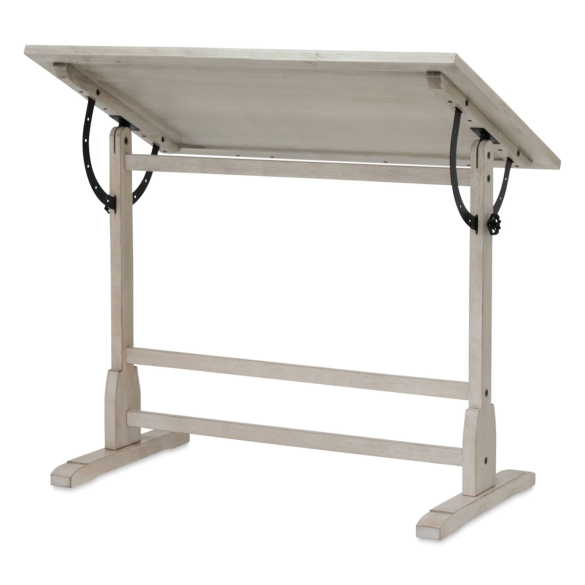 Studio Designs Vintage Drafting Table - Coastal Whitewash, 42" x 30", back view
