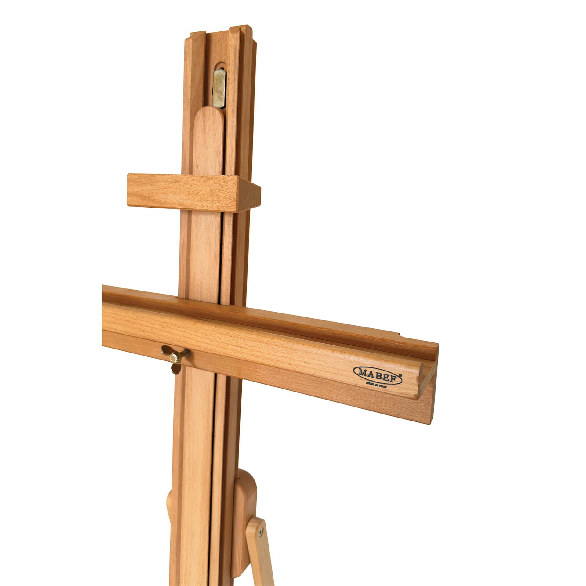 Mabef Smart Studio Easel M-48 - close up of sliding mast