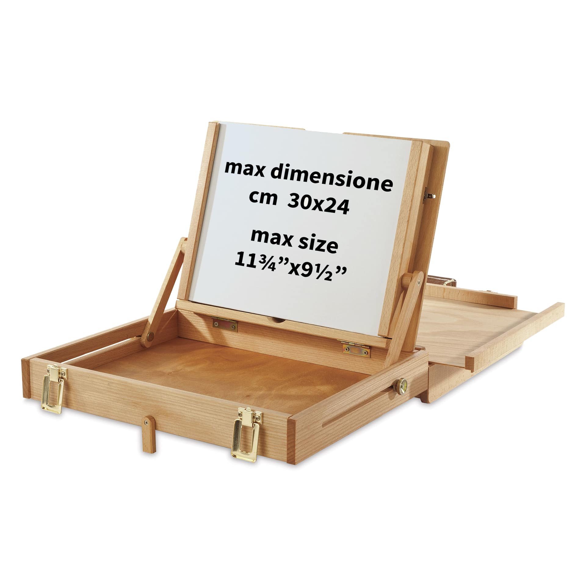 Mabef Pochade Box - hold panel size up 9-1/2" x 11-1/4"