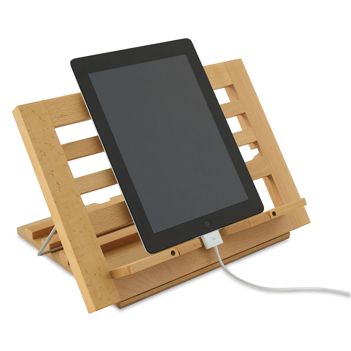 Blick Studio Book Stand Easel shown with tablet