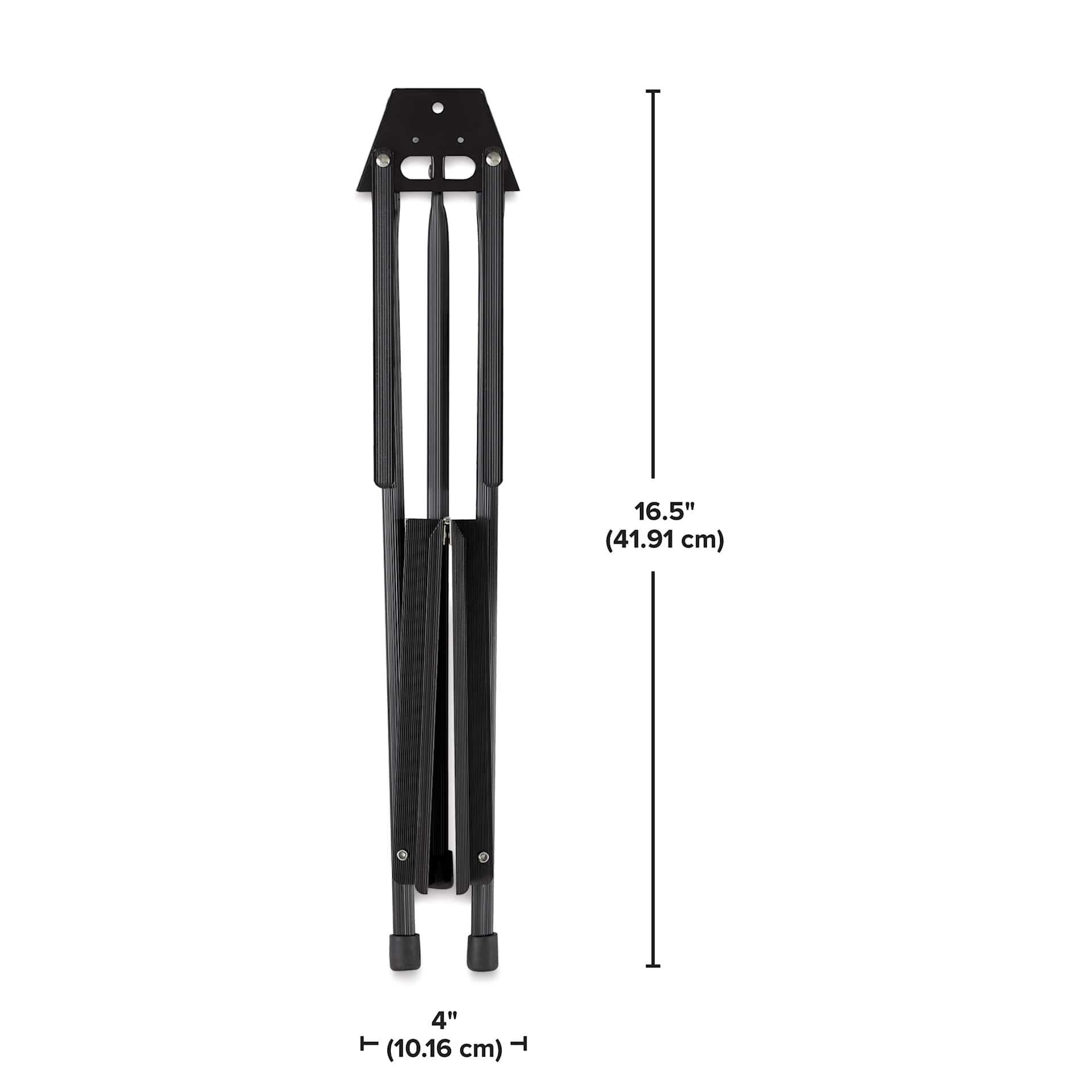 Width 4” (10.16 cm). Height 16.5” (41.91 cm).