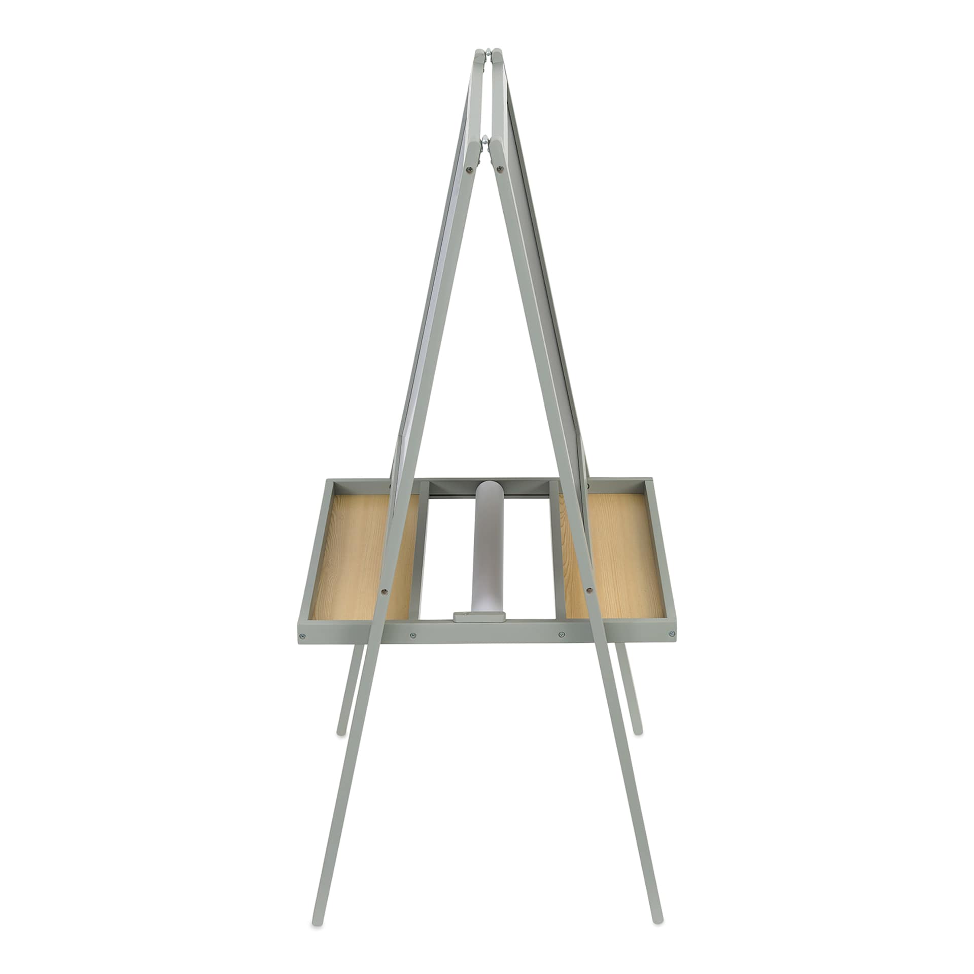 Blick Essentials Paint and Draw Easel - Gray - side view