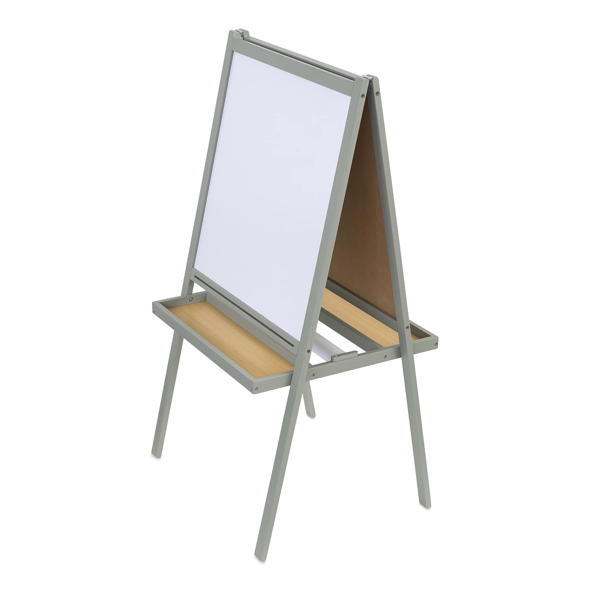 Blick Essentials Paint and Draw Easel - Gray - white side