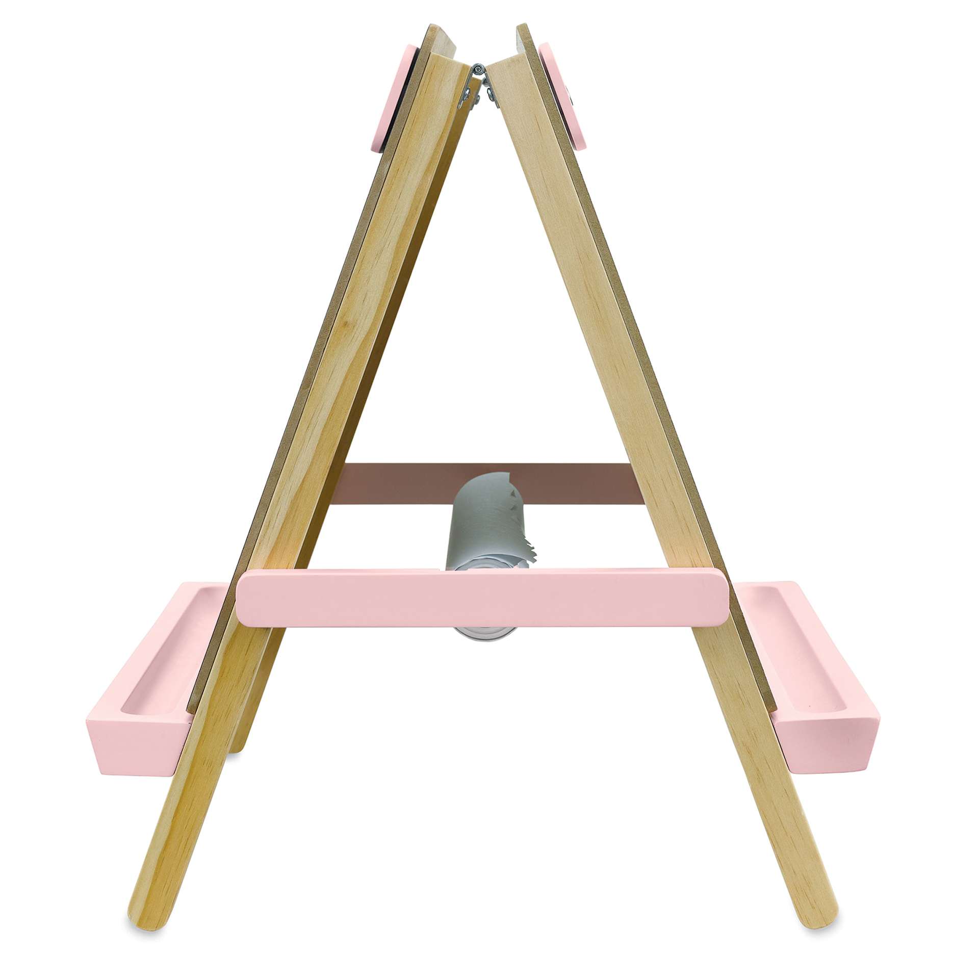 Blick Children's Tabletop Easel - Rose Quartz, side view