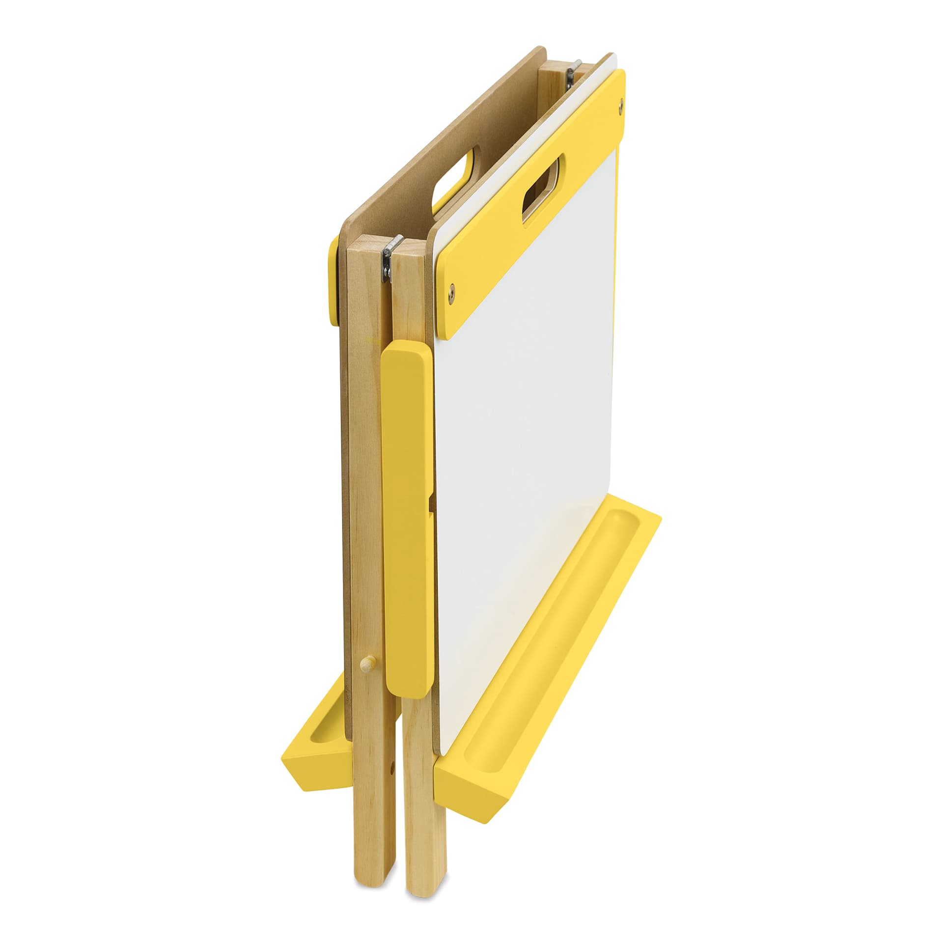 Blick Children's Tabletop Easel - Lemon Zest, folded flat