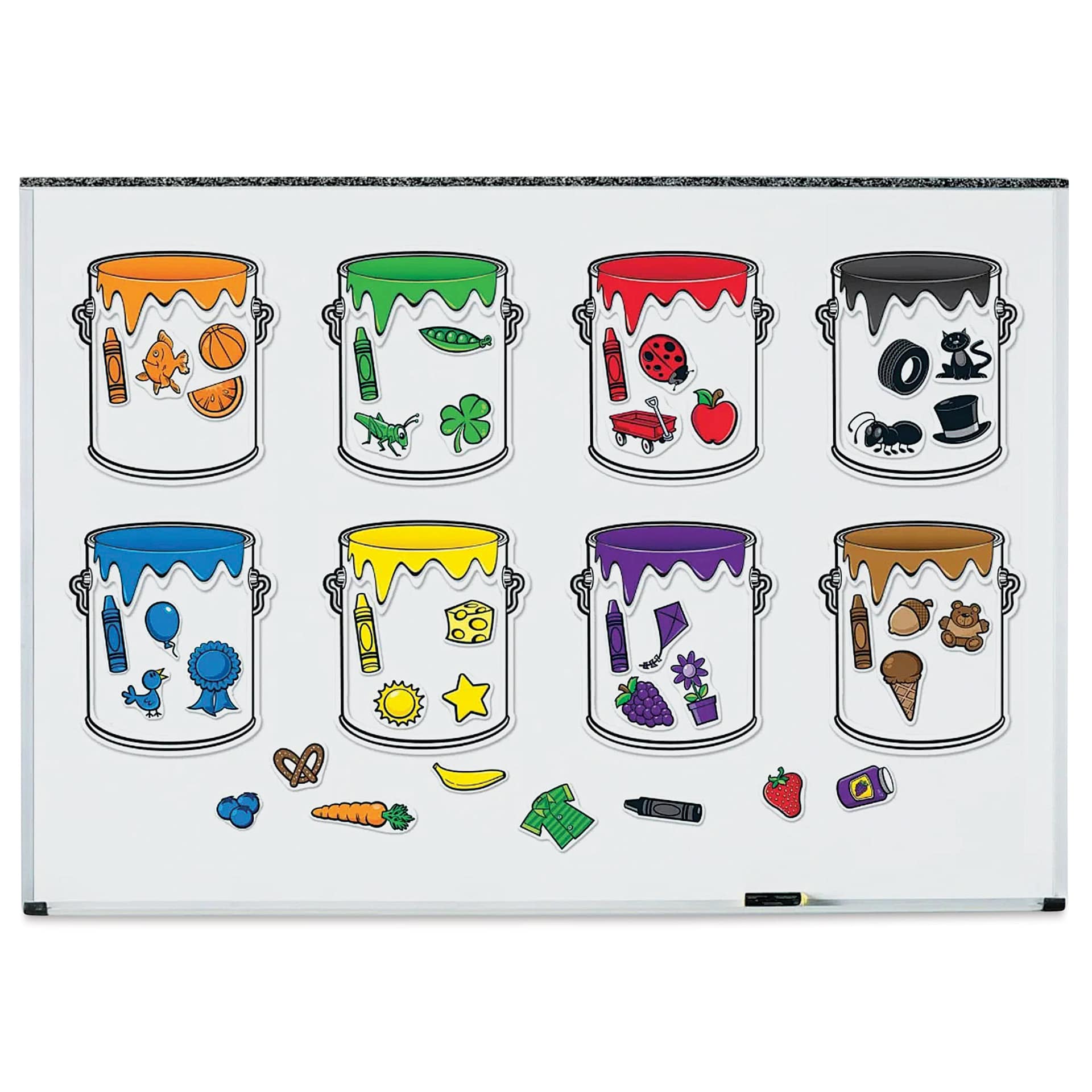 Learning Resources Splash of Color Magnetic Sorting Set (pieces on magnetic surface)