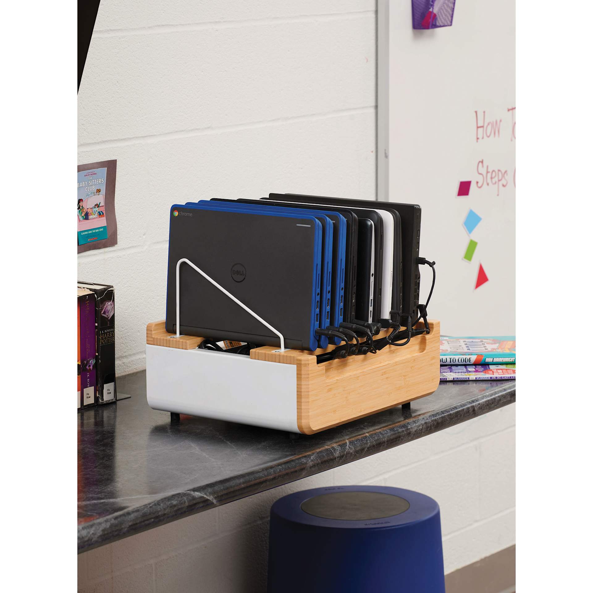 Copernicus Device Management Stand - 10 Device Stand, on a counter, laptops not included