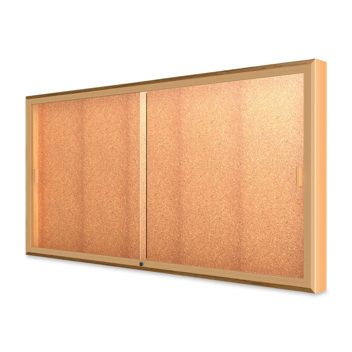 Waddell Legacy Wall Mounted Display Cabinet - 48" x 48" x 4", No Header, Cork Display