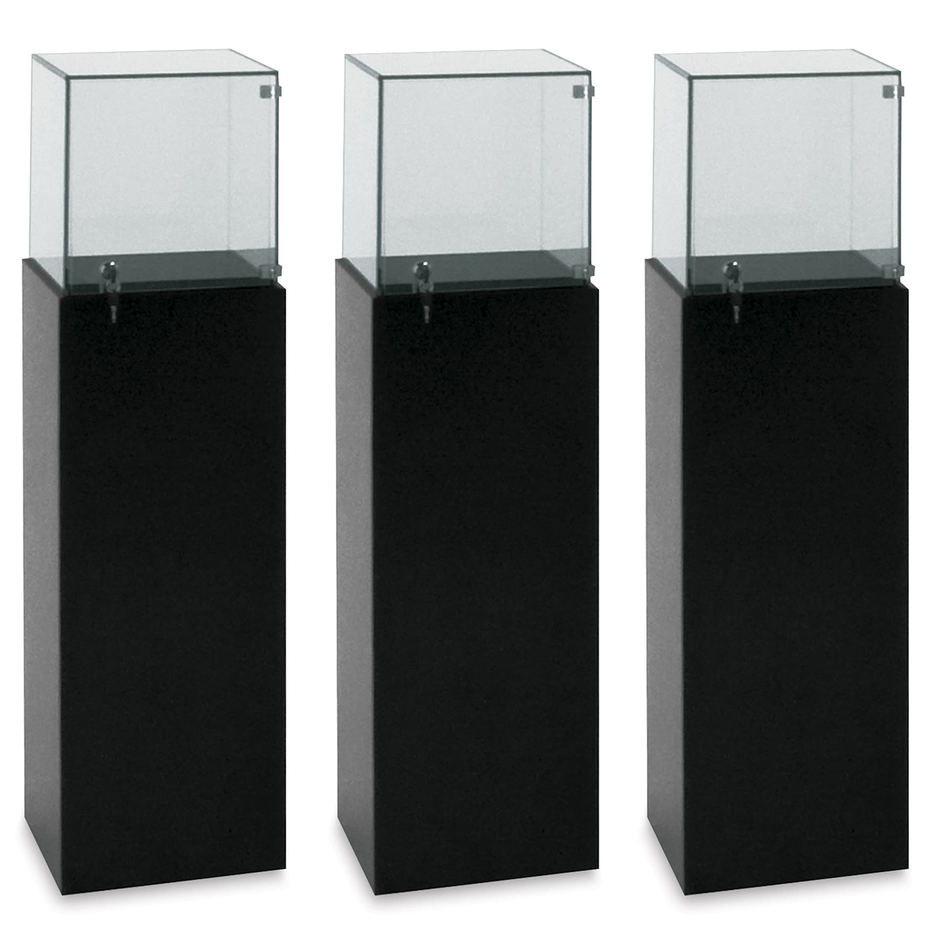Techno Display Gallery Pedestals - 43", Small, Set of 3