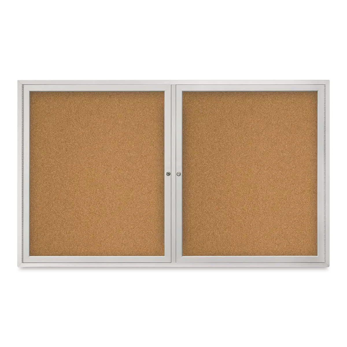 Outdoor Cork Board - 60" x 36", 2 Door