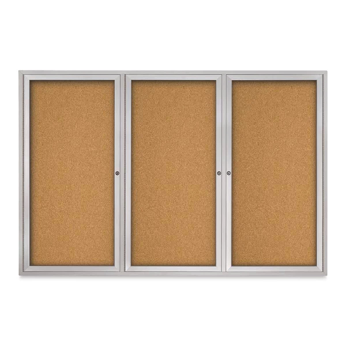 Outdoor Cork Board - 72" x 48", 3 Doors