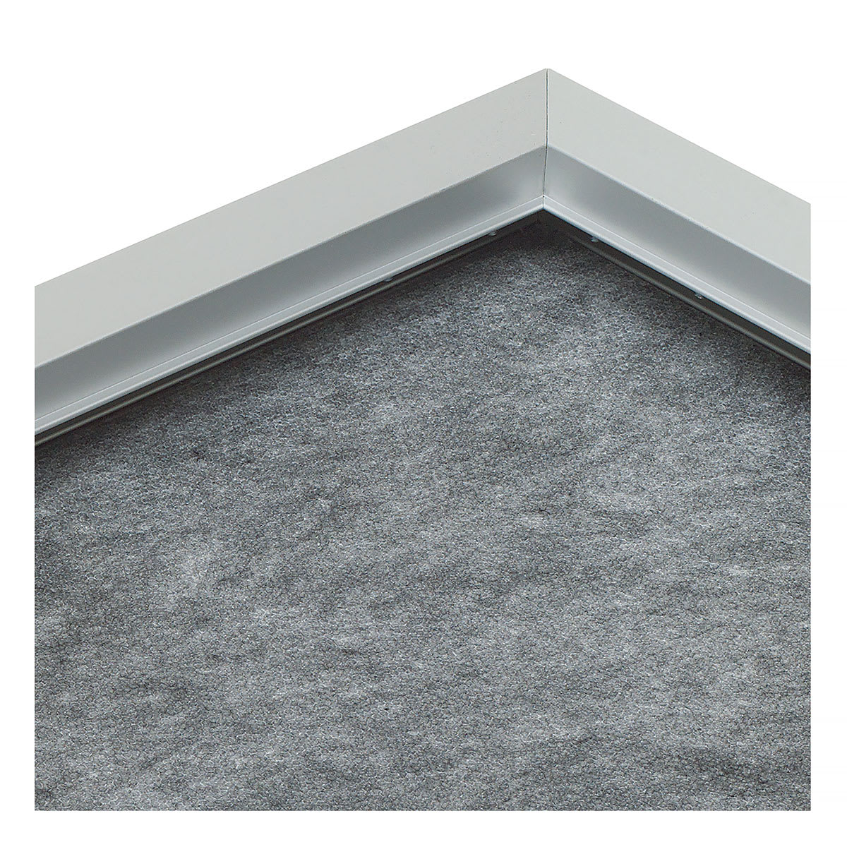 Tac-On Fabric Display Boards - Closeup of Corner of Board

