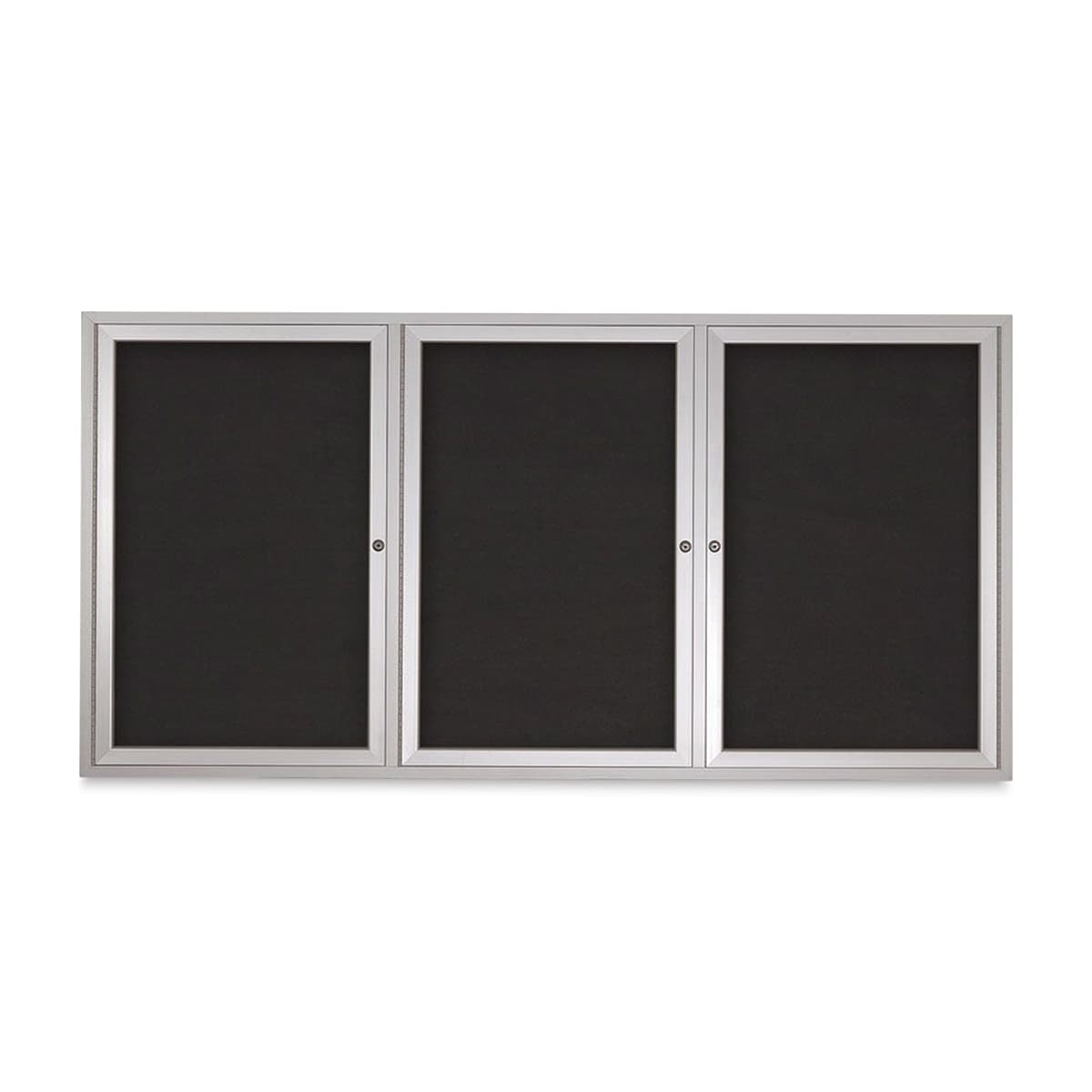 Tac-On Display Board, 3 Door - 72" x 36", 3 Door, Fabric
