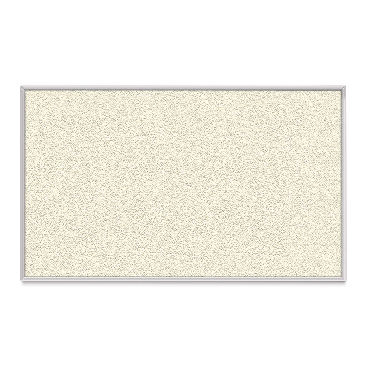 Ghent PremaTak Tackboard - 6 ft x 4 ft, Ivory, Vinyl, Aluminum Frame