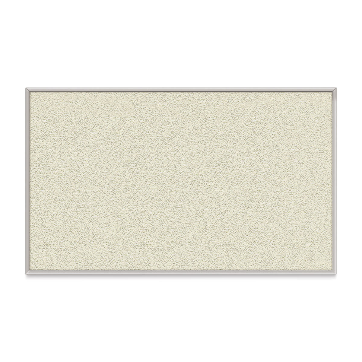 Ghent PremaTak Tackboard - 4 ft x 8 ft, Ivory, Vinyl, Aluminum Frame