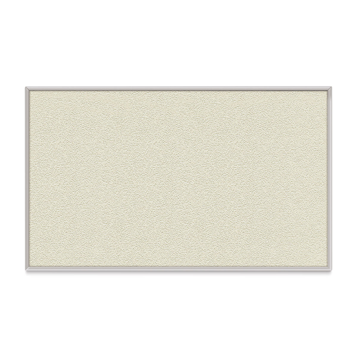 Ghent PremaTak Tackboard - 18" x 24", Ivory, Vinyl, Aluminum Frame