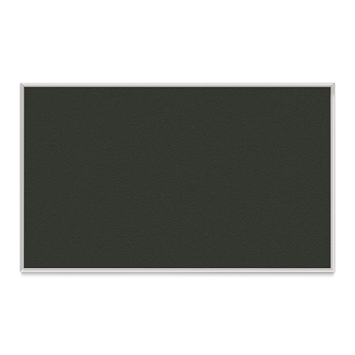 Ghent PremaTak Tackboard - 36" x 48", Ebony, Vinyl, Aluminum Frame