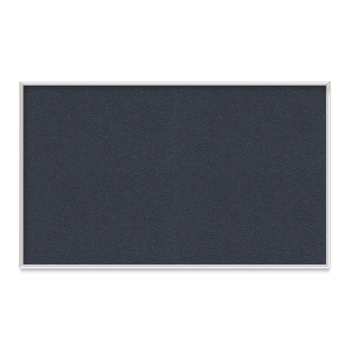 Ghent PremaTak Tackboard - 4 ft x 6 ft, Navy, Vinyl, Aluminum Frame