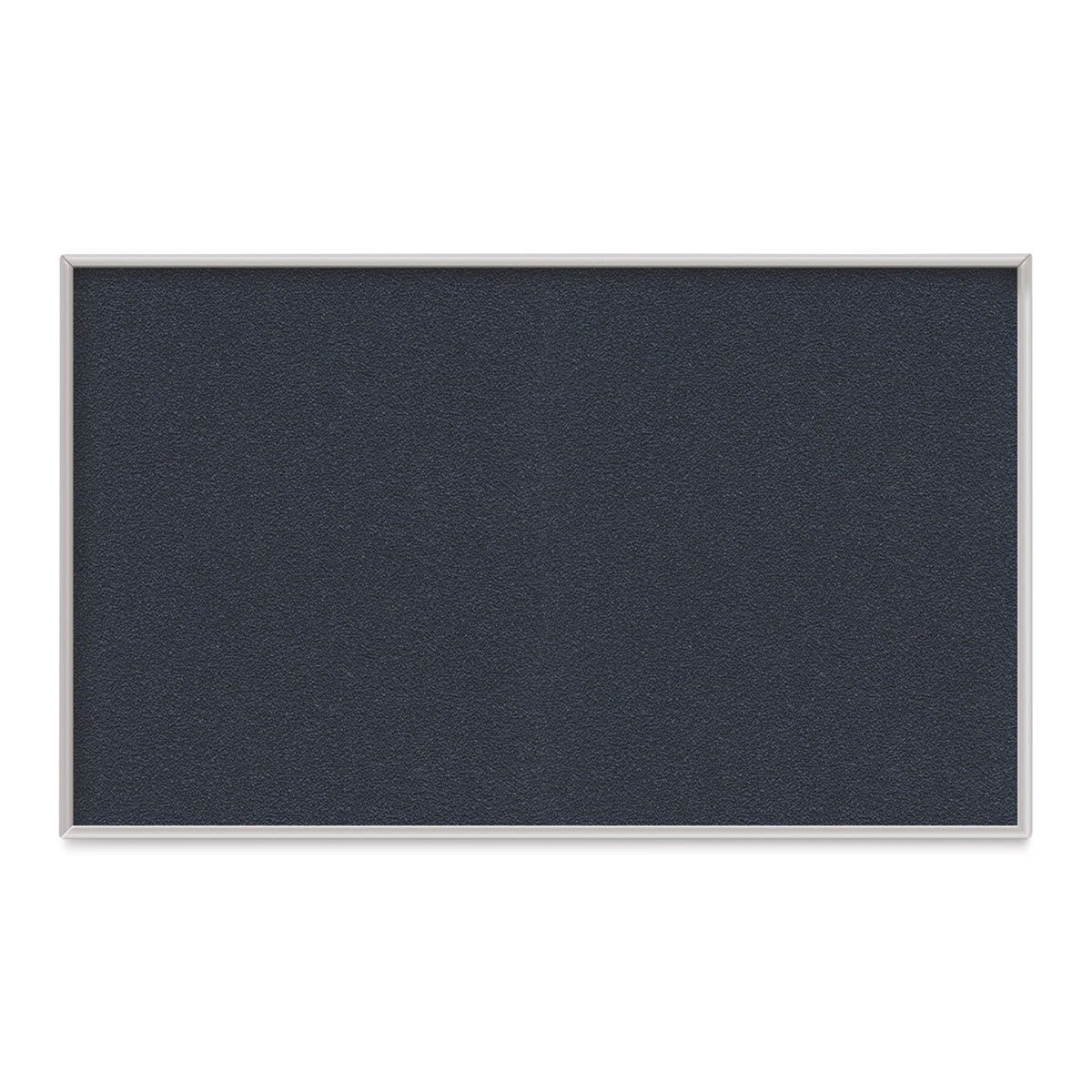 Ghent PremaTak Tackboard - 3 ft x 5 ft, Navy, Vinyl, Aluminum Frame