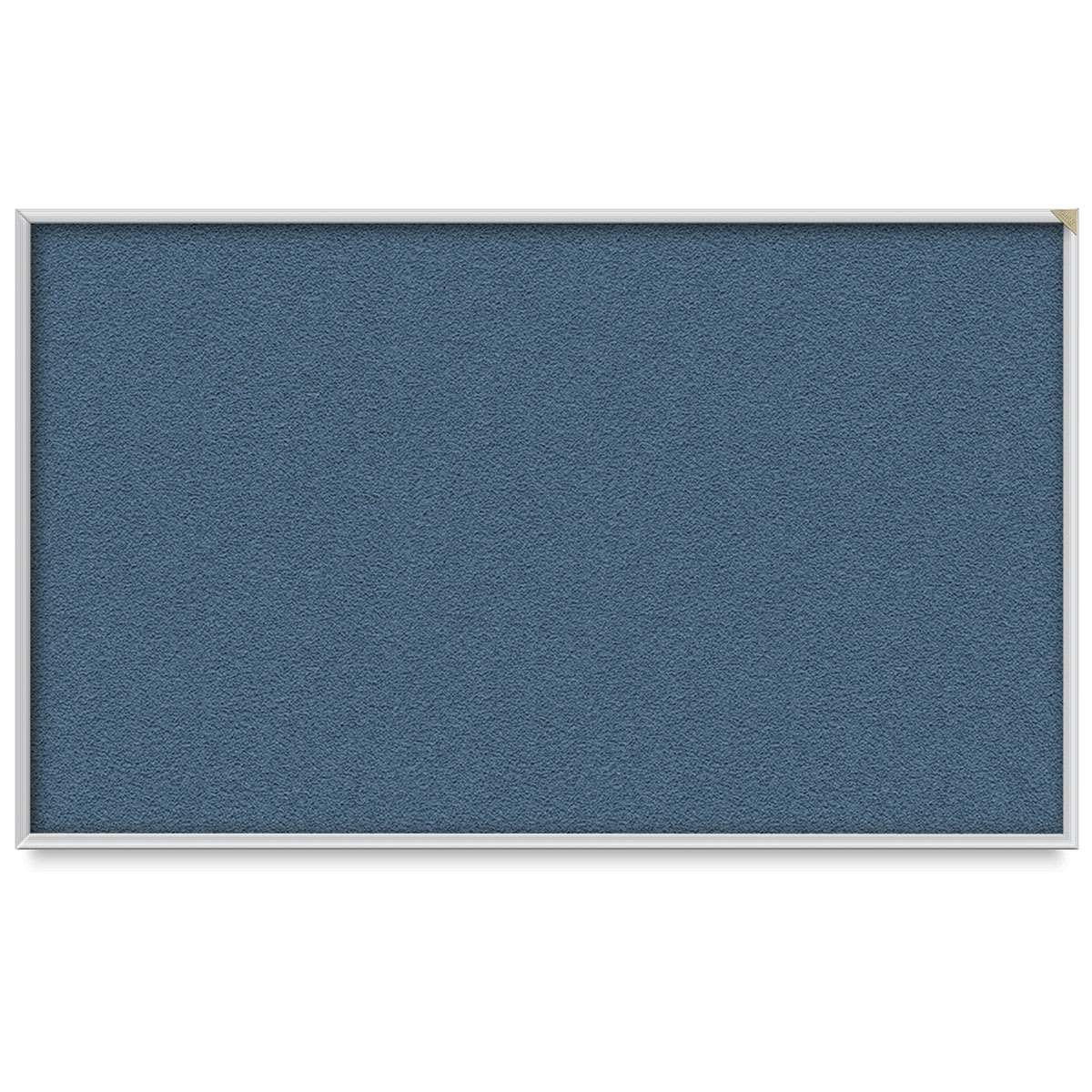 Ghent PremaTak Tackboard - 4 ft x 4 ft, Ocean, Vinyl, Wrapped Edge