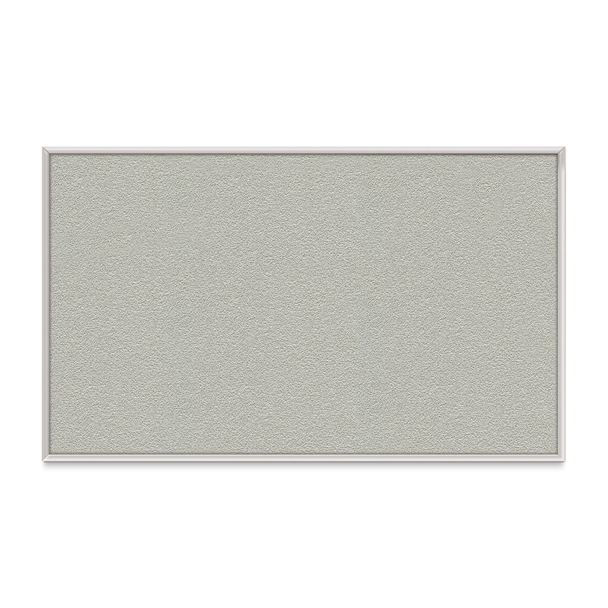 Ghent PremaTak Tackboard - 36" x 48", Silver, Vinyl, Aluminum Frame