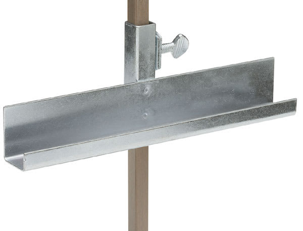 Walker System Panel and Mat Holder - showing lip to hold panel