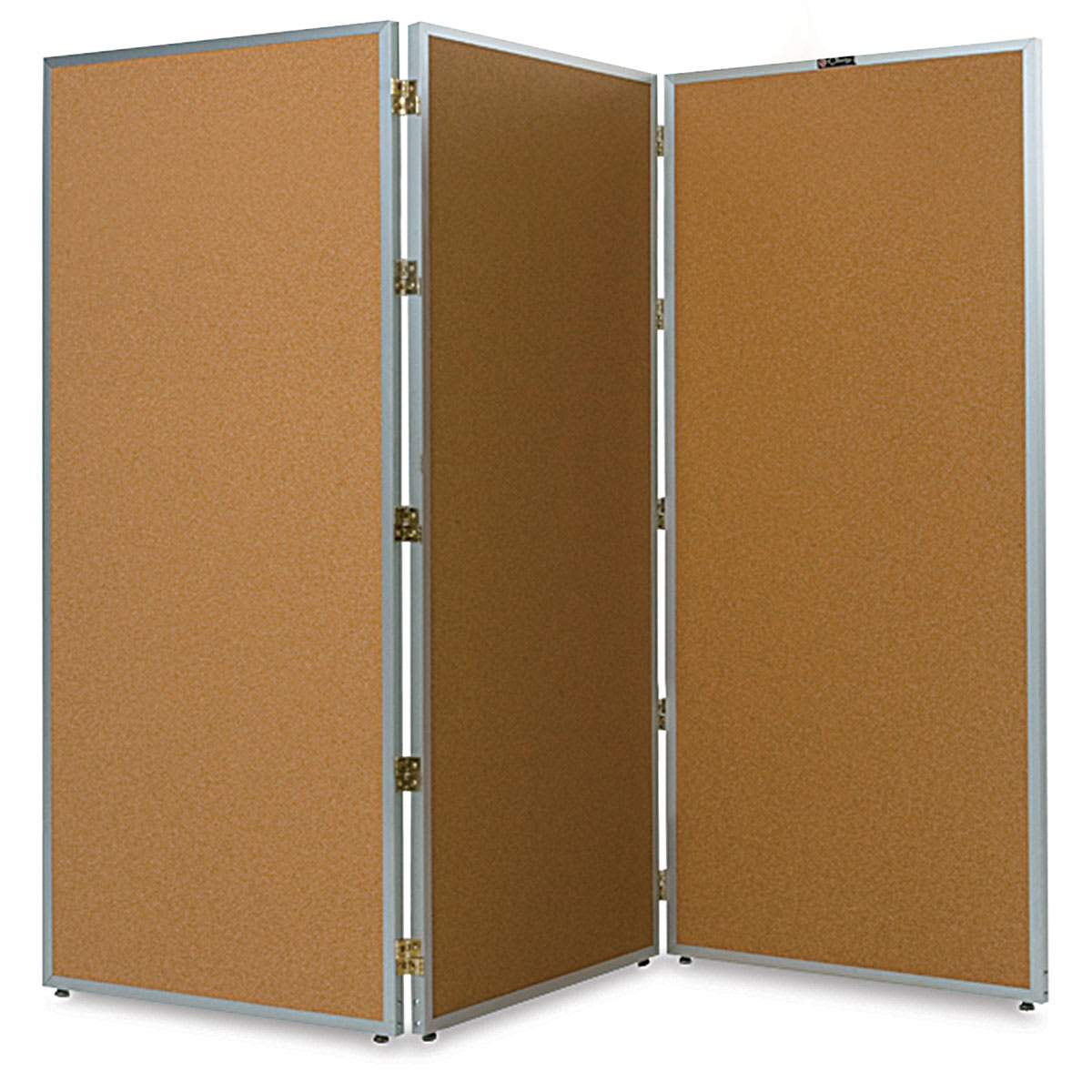Claridge Folding Screen - 60" x 72", Satin Aluminum