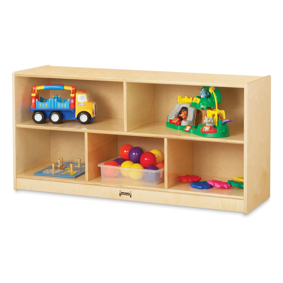 Jonti-Craft Mobile Storage Cabinet - Toddler Single (toys not included)