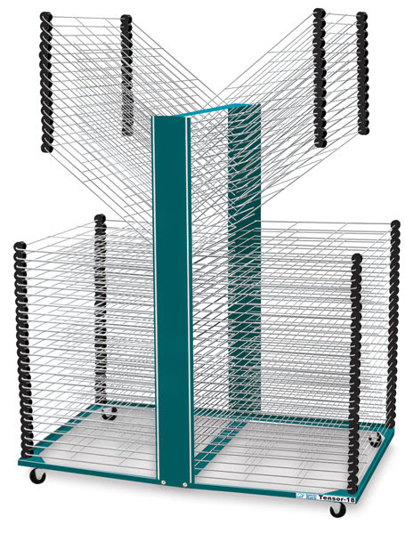 80 Shelf Rack Side View 80 Shelf Rack Side View