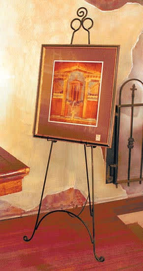 Wrought Iron Display Easel