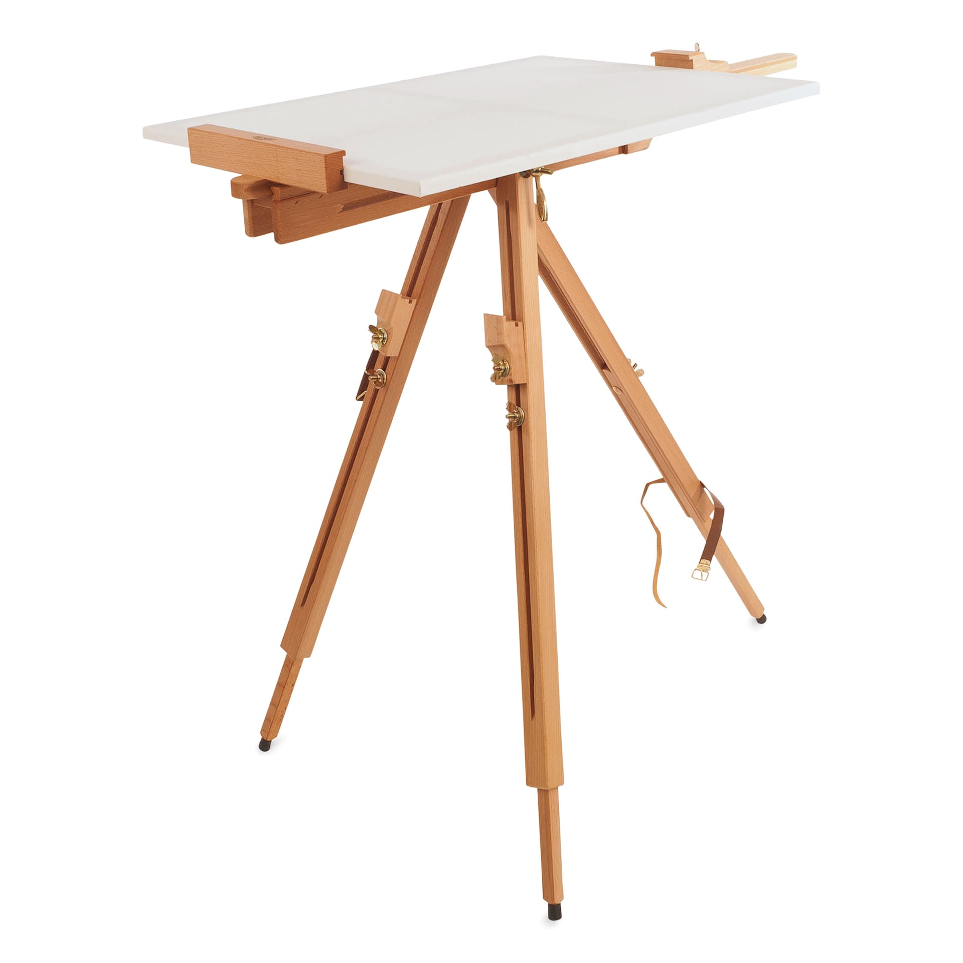 Mabef Giant Field Easel M-32 - horizontal with a canvas