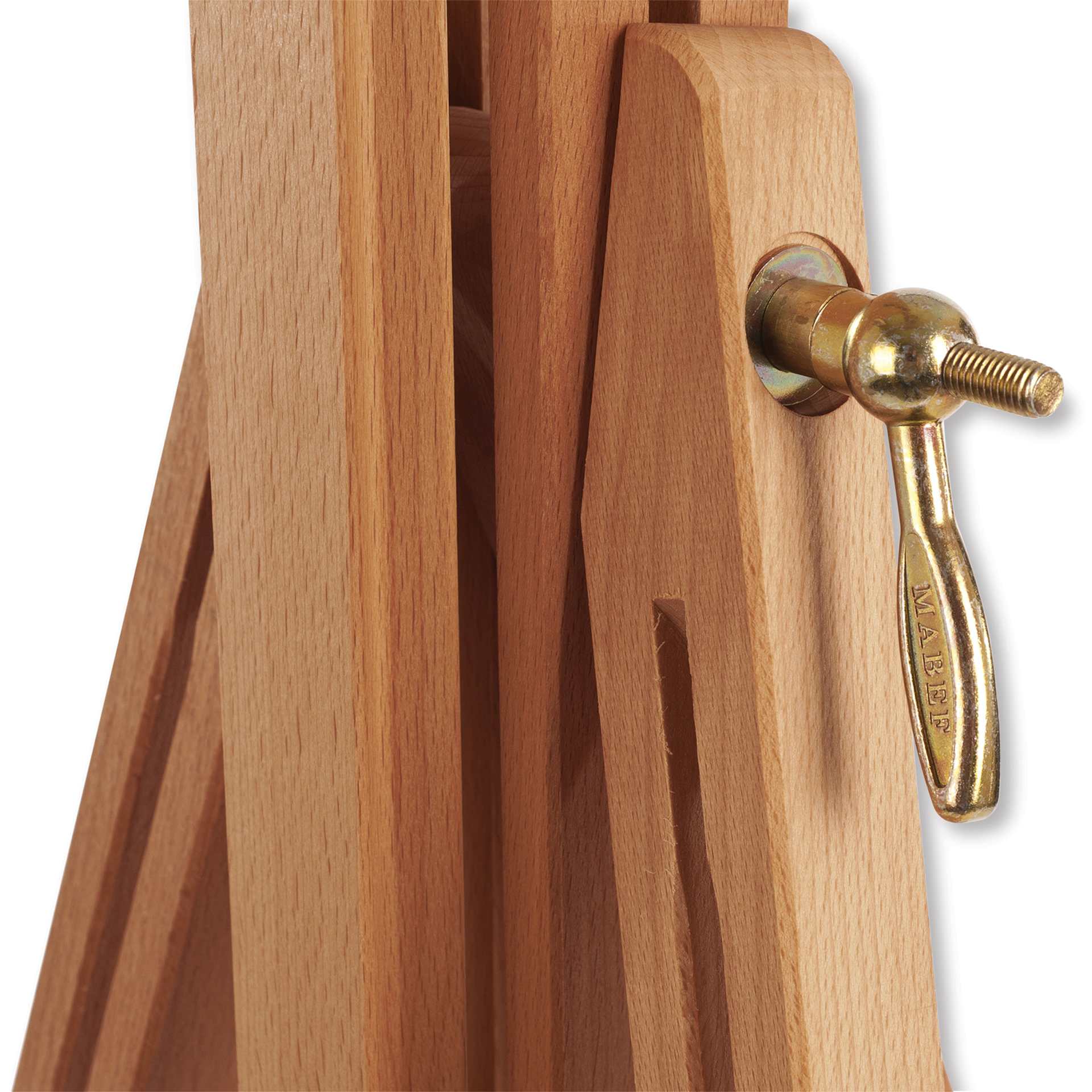 Mabef Giant Field Easel M-32 - close-up of hardware